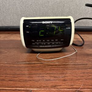 Sony ICF-C112 Dream Machine - Off White Alarm Clock AM/FM Radio Snooze